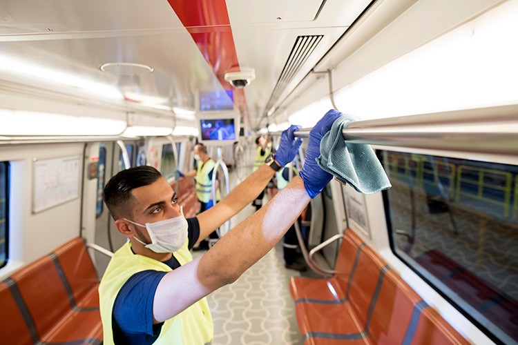 Toplu taşımada dezenfekte