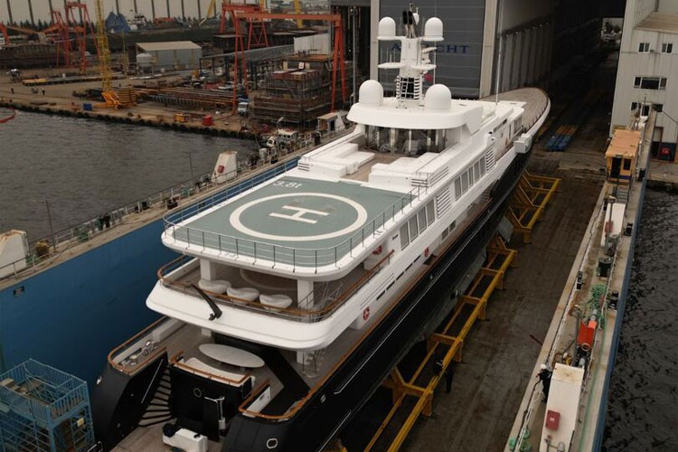 Akyacht 81 metrelik Air'in yenilemesini tamamladı