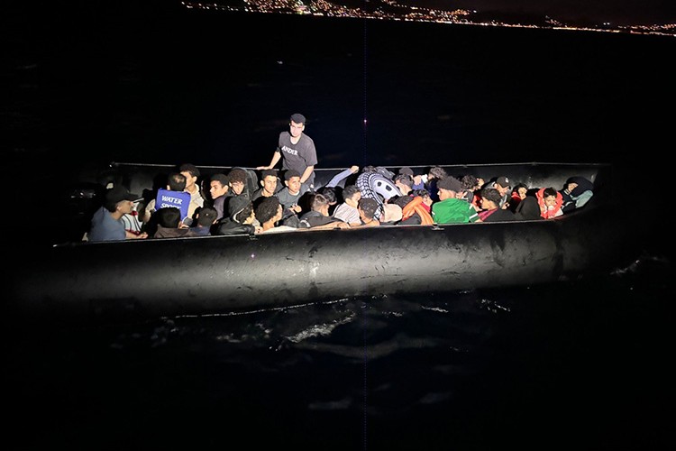 Bodrum açıklarında 39 düzensiz göçmen yakalandı