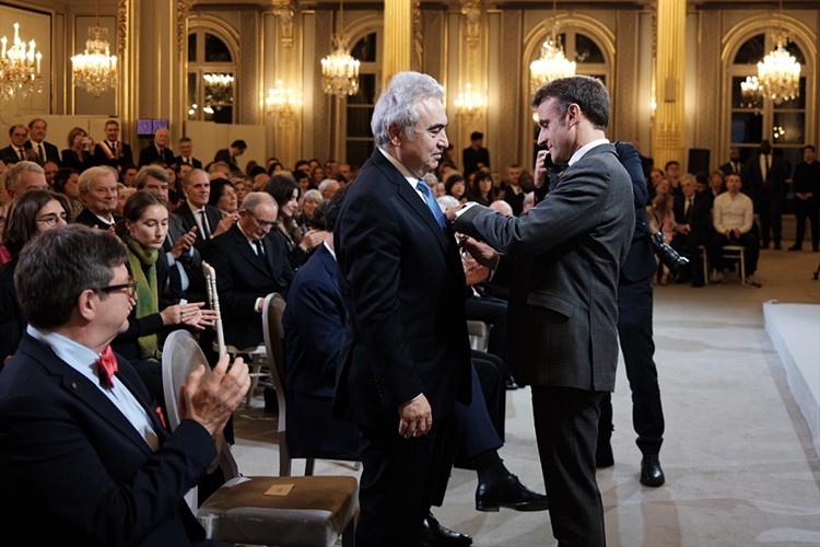 IEA Başkanı Fatih Birol, Fransa Şeref Nişanı'na layık görüldü