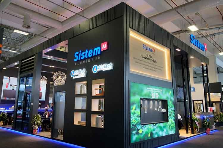 Sistem Alüminyum yeni ürünü fuarda tanıttı