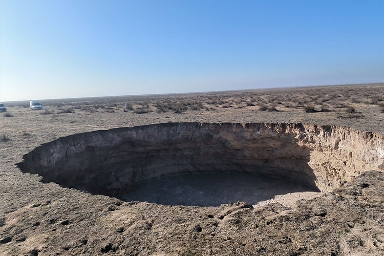 Obruğun genişleme anı kaydedildi
