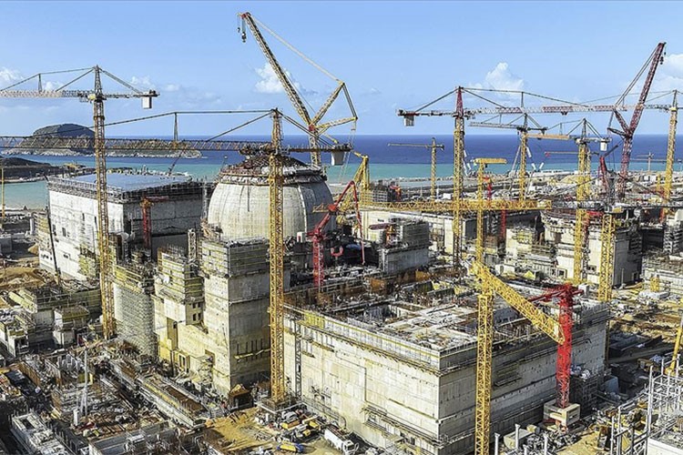 Akkuyu'da fırtına snedeniyle bazı çalışmalara kısıtlamalar getirildi