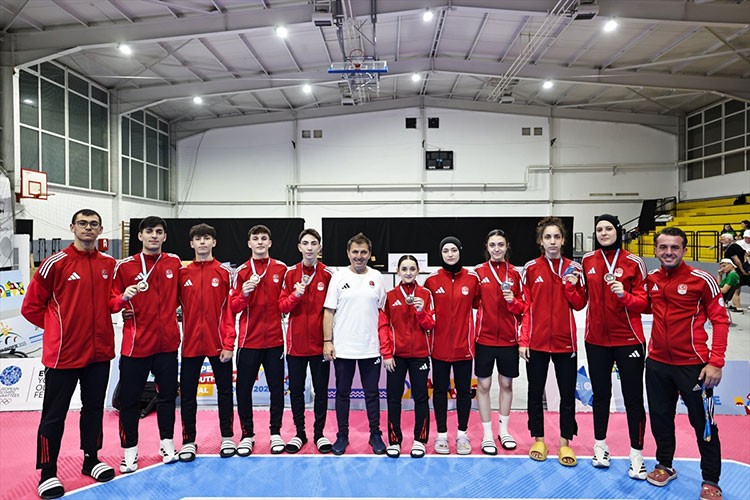 Milli tekvandocular, EYOF 2025'te zirvede yer aldı