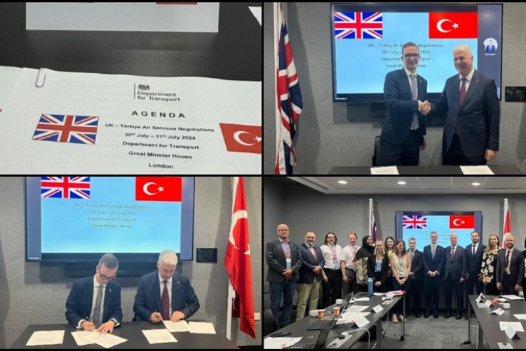 Türkiye ile İngiltere arasında Hava Ulaşım Anlaşması