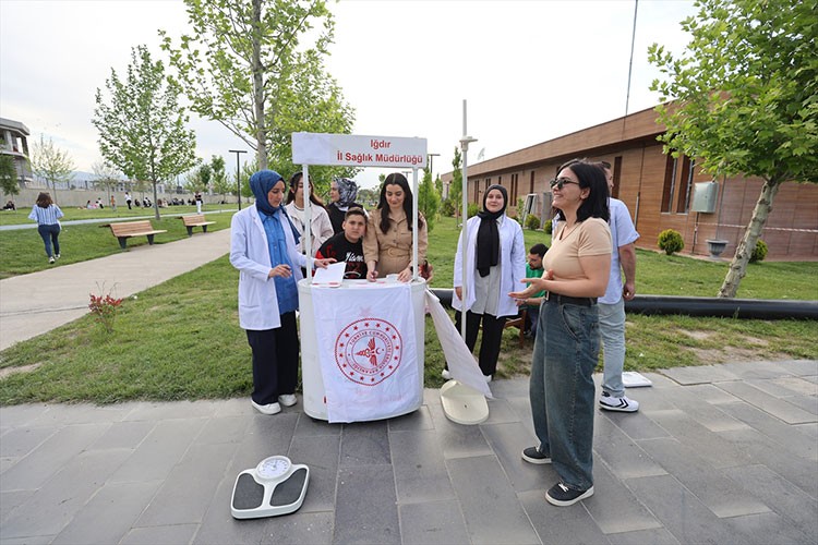 Iğdır'da "İdeal Kilonu Öğren, Sağlıklı Yaşa" etkinliği düzenlendi