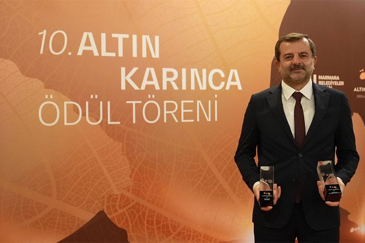 Gürsu Belediyesi Altın Karınca Ödülü'nü kazandı