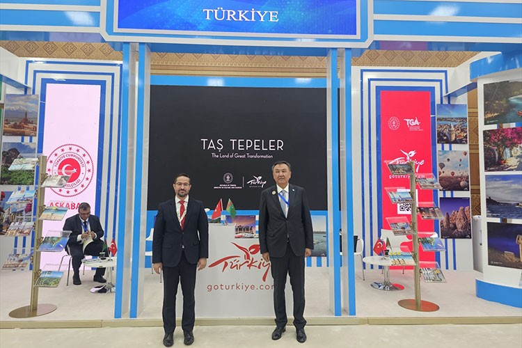 Türkmenistan'daki BM toplantısında Türkiye pavyonu yoğun ilgi görüyor