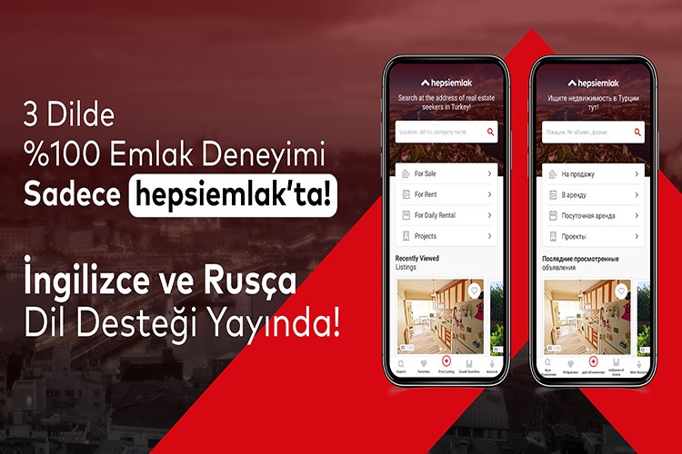 Rusça ve İngilizce Emlak Arama Deneyiminin Adresi