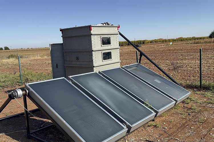 Güneş enerjisiyle çalışan cihaz biberlerin kurutulma sürecini kısalttı