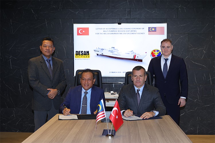 Sahil Güvenlik Gemisi Projesinde Kabul Mektubu İmzalandı