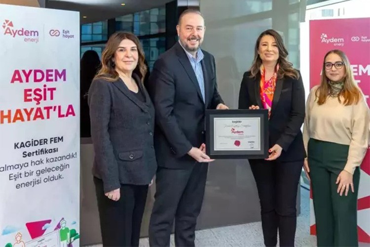 Aydem Enerji KAGİDER'den FEM sertifikası aldı