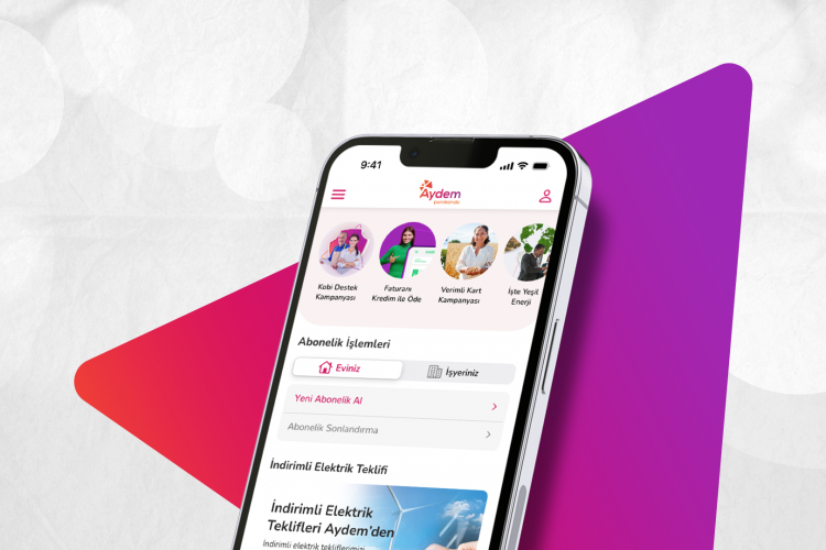 Aydem Perakende ve Gediz Perakende'nin Mobil Uygulaması Hizmete Girdi