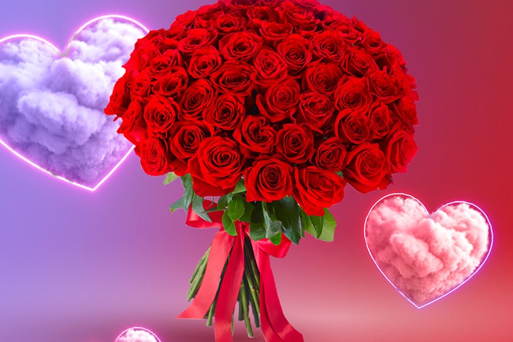 Sevgililer Günü'ne özel çiçekler GetirÇarşı'dan