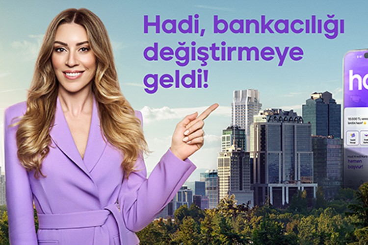 HADİ, Bankacılığı Değiştirmeye Geldi! İlk reklam filmini yayınlayan HADİ'nin marka yüzü Sinem Kobal oldu