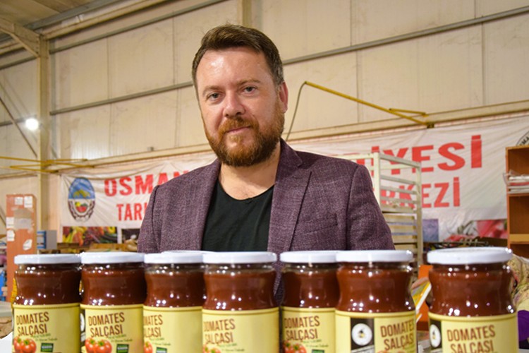 2 ton domates salçası yurt dışına da gönderiliyor