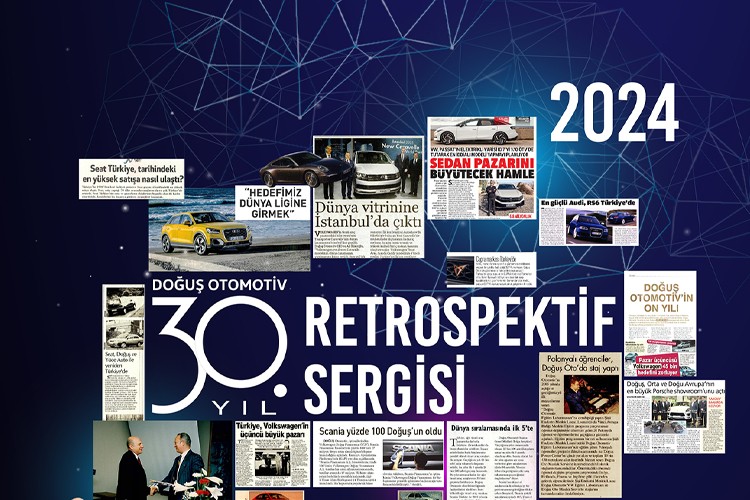 Doğuş Otomotiv'in 30 yılı retrospektif sergide