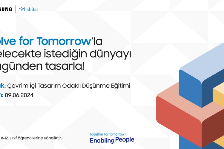 Solve for Tomorrow Tasarım Odaklı Düşünme Eğitimleri için başvurular devam ediyor