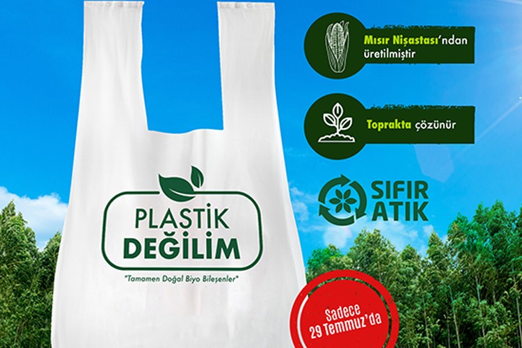 BİM, Müşterilerine Nişasta Bazlı Çevre Dostu Torba Hediye Ediyor