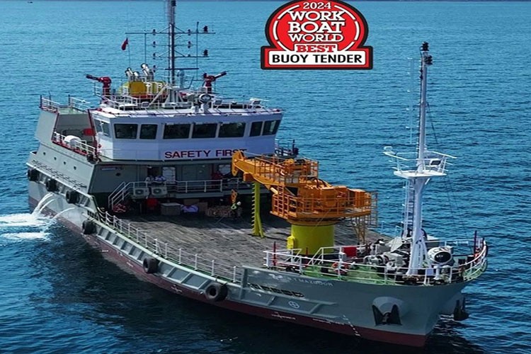 Med Marine'in şamandıra gemisine uluslararası ödül