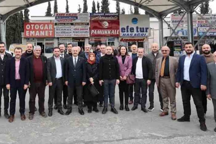 BAŞKAN ADAYI BÜYÜKGÖZ'DEN TERMİNAL ESNAFLARINA ZİYARET