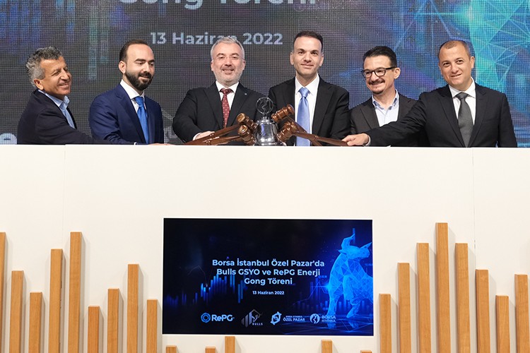 Borsa İstanbul'da gong, Bulls GSYO ve RePG Enerji için çaldı