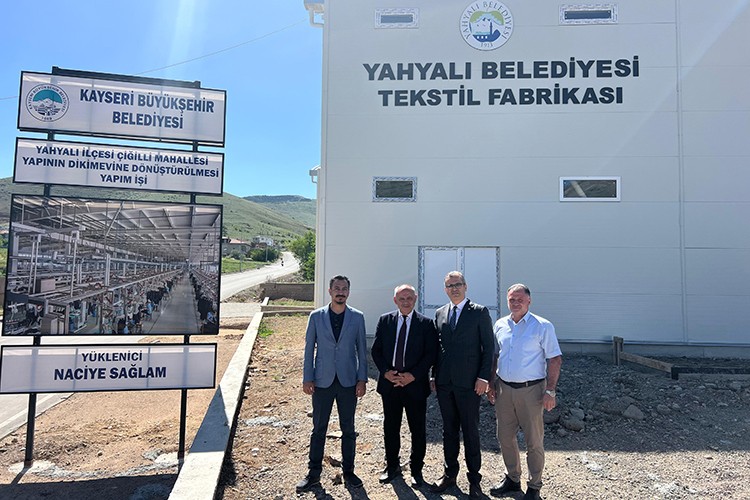 Yahyalı'da 6 milyon tekstil atölyesi yatırımına başlandı