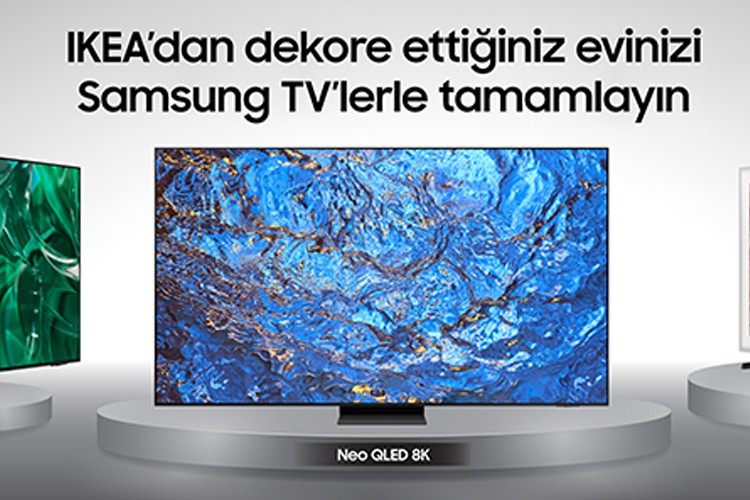 Samsung TV ve IKEA iş birliğiyle 5.000 TL'ye varan Para Yüklü Kart kampanyası