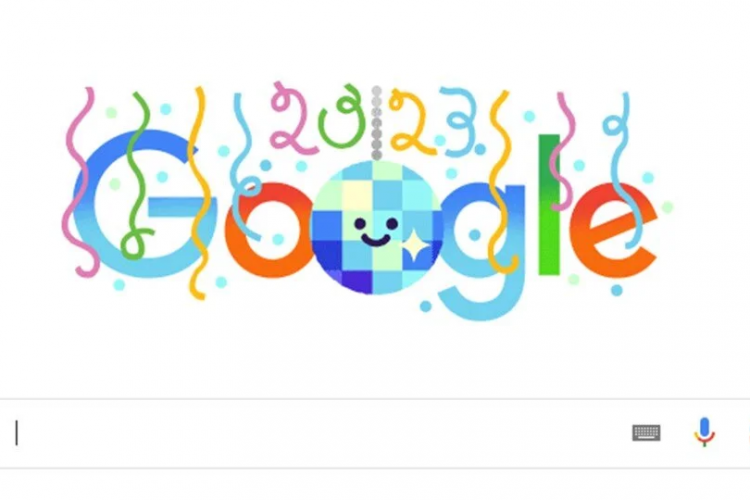 Google'dan yeni yıla özel "doodle"