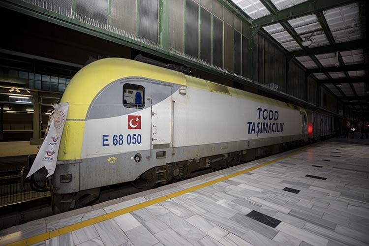 İhracat treni Ankara'dan geçti