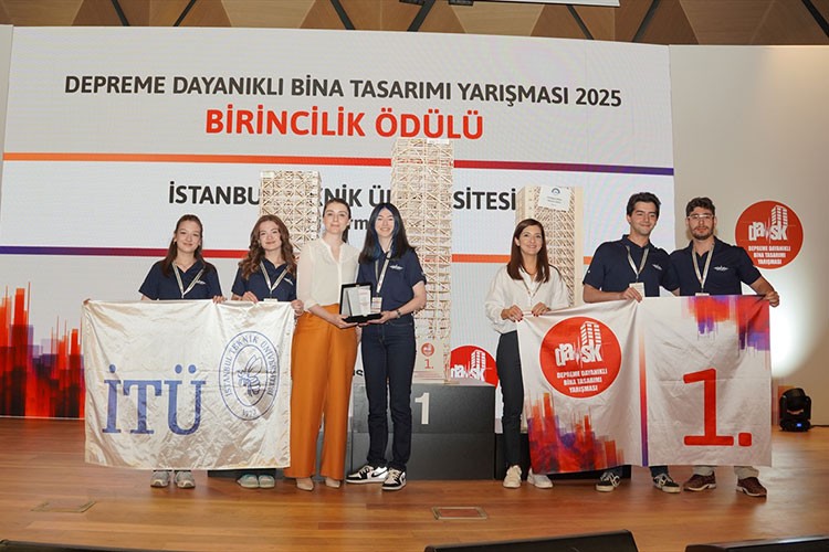 Depreme Dayanıklı Bina Tasarımı Yarışması'nın birincisi İTÜ oldu