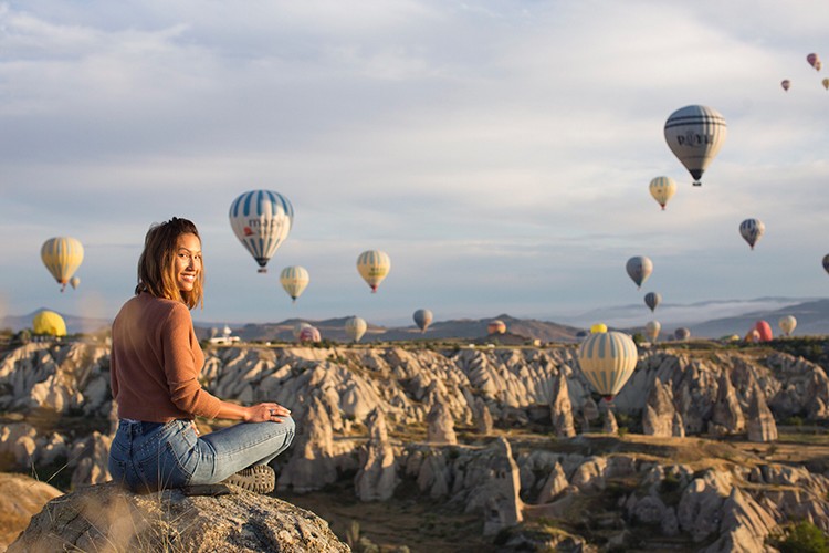 Kapadokya'ya 3 ayda 200 bin turist ağırladı