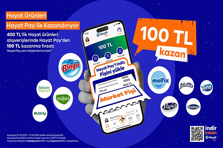 Hayat Pay ile Hayat'tan Kazandıran İş Birliği