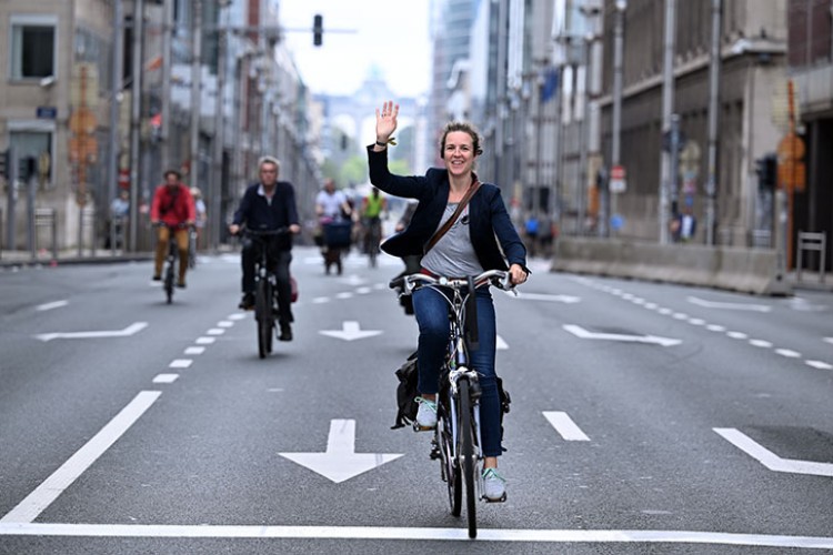 Brüksel'de "Arabasız Gün" etkinlikleri düzenlendi