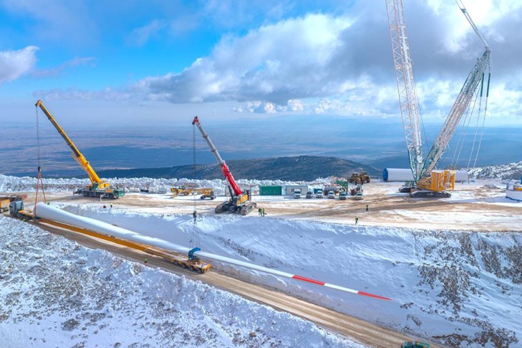 Hareket Nordex'in rüzgar türbinlerini taşıyacak
