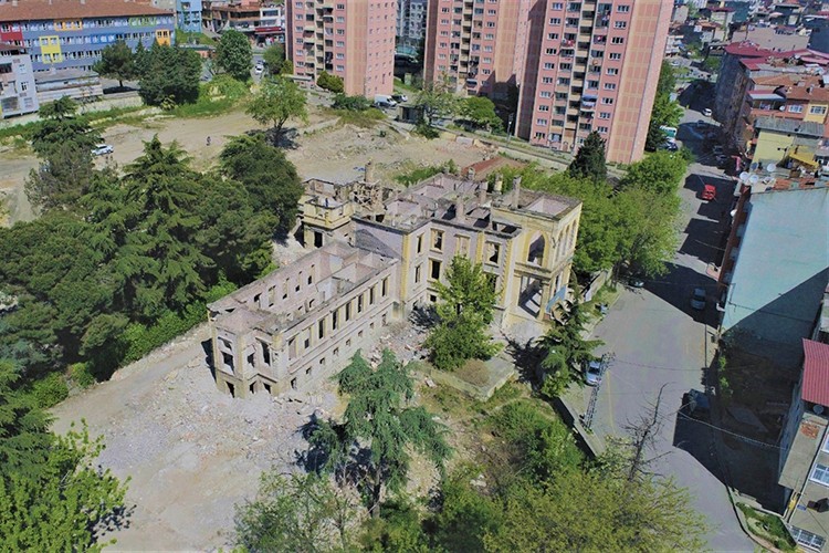 Samsun'daki tarihi hastane binasının restorasyonuna başlandı