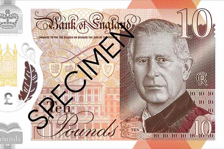Kral Charles banknotları 2024'ün ortasında dolaşıma girecek