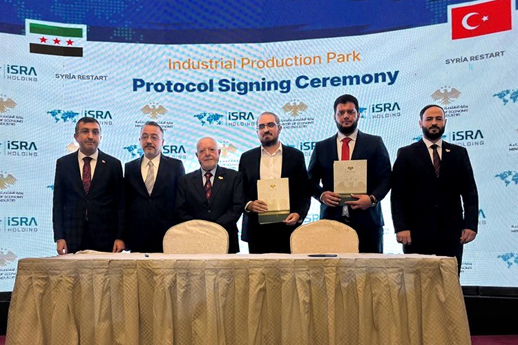 Halep'teki stratejik projeye tarihi imza