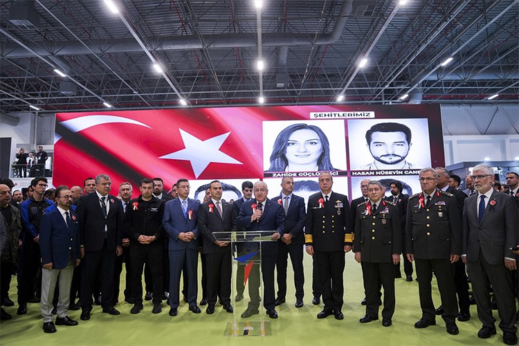 SAHA EXPO'da TUSAŞ şehitleri için tören düzenlendi