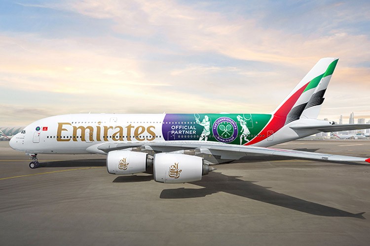 Emirates, Wimbledon Tenis Turnuvası'nda ilk kez sahneye çıkıyor