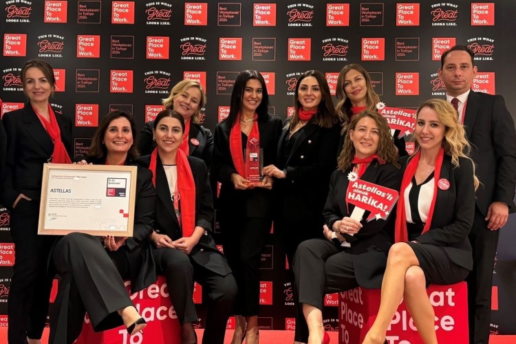 Astellas Türkiye, üst üste 4. kez Türkiye'nin En İyi İşverenleri Listesi'nde