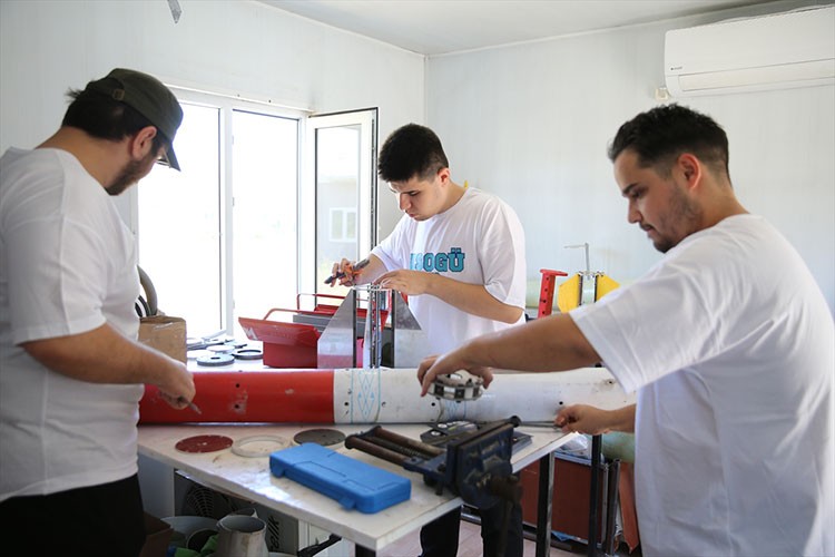 Roketleriyle TEKNOFEST'e hazırlanıyorlar
