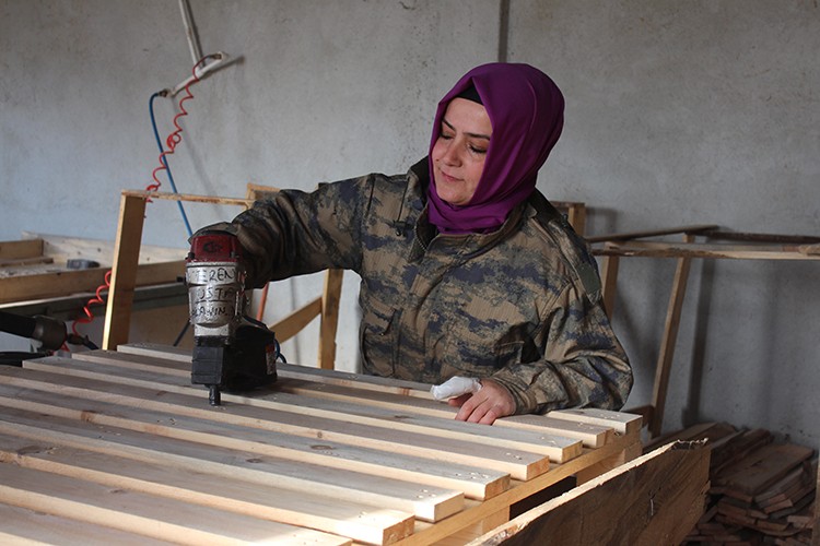 Kadın girişimci, palet üreticisi oldu