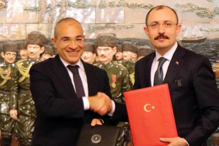 Bakan Muş, Azerbaycan Ekonomi Bakanı Cabbarov ile görüştü