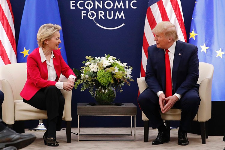 Von Der Leyen ile Trump yarın biraraya geliyor