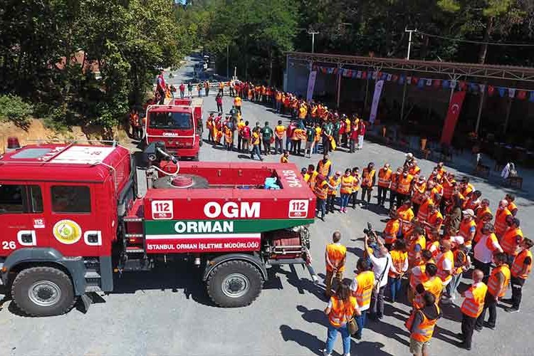 Orman yangınlarına "gönüllü" kalkanı
