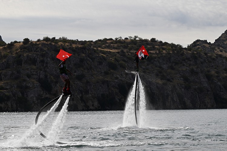 Gaziantep'te 6. Uluslararası Rumkale Su Sporları Festivali düzenlendi