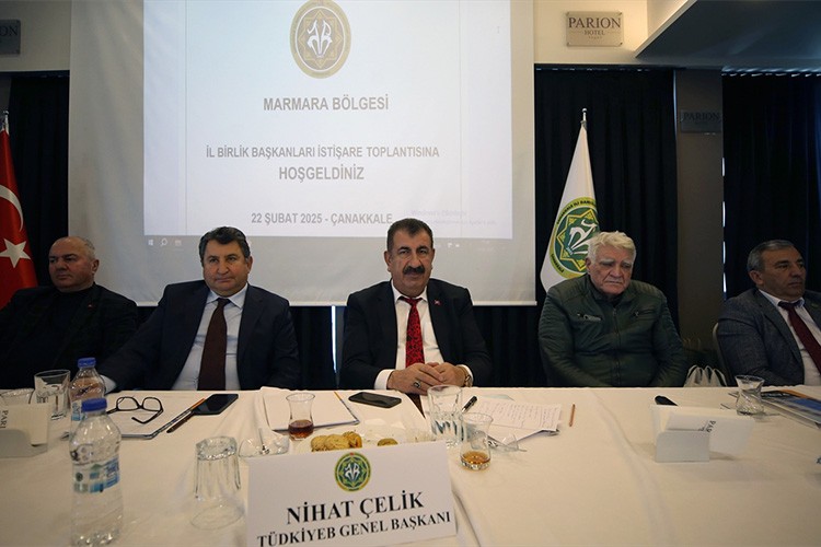 TÜDKİYEB Başkanları Toplantısı Çanakkale'de yapıldı