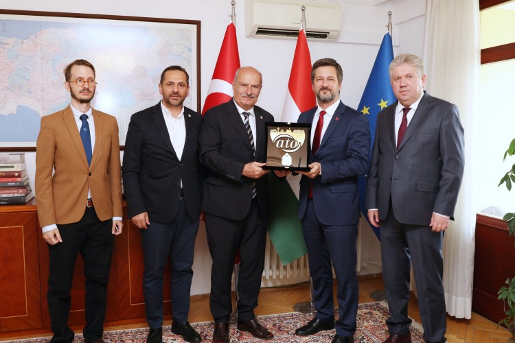 ATO Başkanı Baran, Macaristan Büyükelçisi Matis'i ziyaret etti