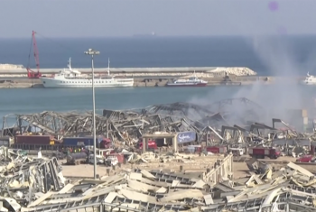 Patlama Beyrit'i harabeye çevirdi